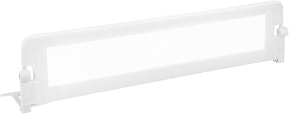 BABY JOY Bed Rails for Toddlers, Extra Long, Swing Down Safety Bed Guard for Convertible Crib, Folding Baby Bedrail for Kids Twin, Double, Full Size Queen & King Mattress (71", White)