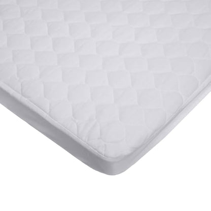 American Baby Company Waterproof Fitted Cradle/Bassinet Mattress Protector 33" x 15" - 100% Cotton Quilted Top, Noiseless, Ultra-Soft & Breathable Cradle/Bassinet Mattress Pad Cover