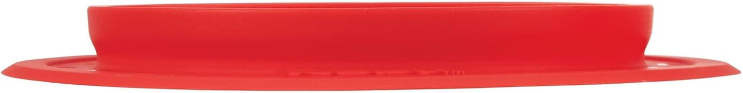 Nuby Sure Grip Miracle Mat 2-Section Toddler Plate - Suction Silicone Plate - 6+ Months - Aqua