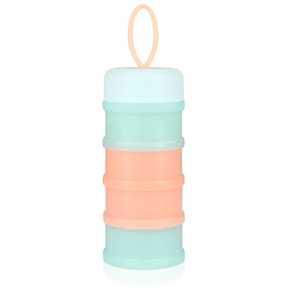 Accmor Baby Formula Dispenser On The Go, Stackable Formula Dispenser Formula Container to Go, Non-Spill Portable Milk Powder Kids Snack Storage Container, BPA Free