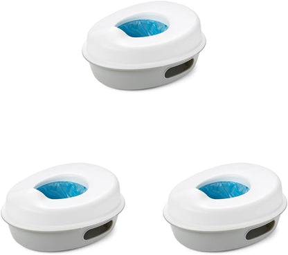 Skip Hop Go Time Multi-Stage 3 in 1 Potty Seat, White/Grey