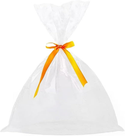 CREVENT Diaper Caddy Organizer, Baby Basket with Handle, Table Organizer for Storage, Portable Car Organizer, Baby Shower Gifts + Gift bag with Ribbon