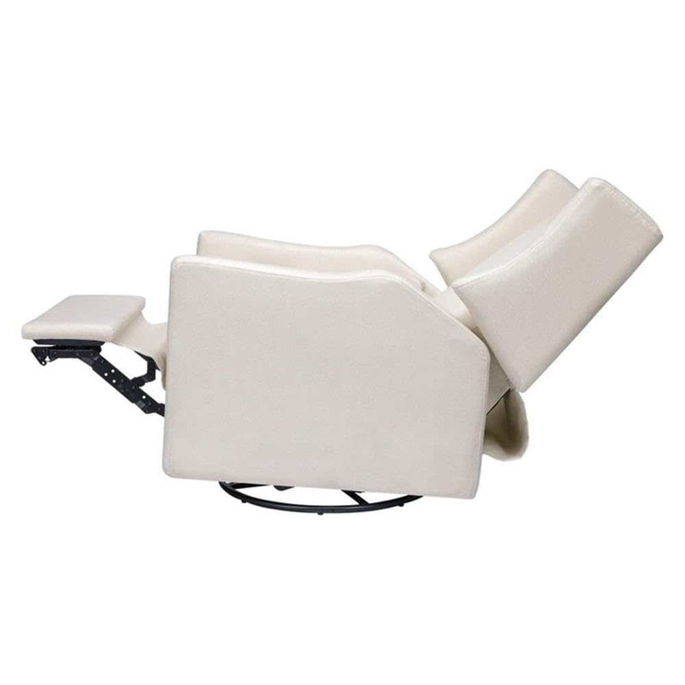Kiwi Glider Recliner w/Electronic Control and USB | in Almond Teddy Loop w/Light Wood Base, Greenguard Gold Certified