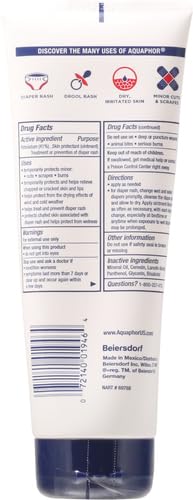 Aquaphor Baby Healing Ointment (14 Oz) + 3-in-1 Diaper Rash Cream (3.5 Oz), Hypoallergenic and Fragrance Free Skin Care Set for Babies