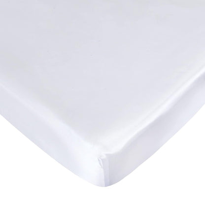Bassinet Sheets for Baby Boy Girl, Satin Bedside Sleeper Sheets to Fit Mika Micky&Baby Delight&Dream On Me&Baby Joy Bassinet, Bassinet Sheet for Baby Hair (33"x20"x5") Silk Bassinet Sheets, Grey