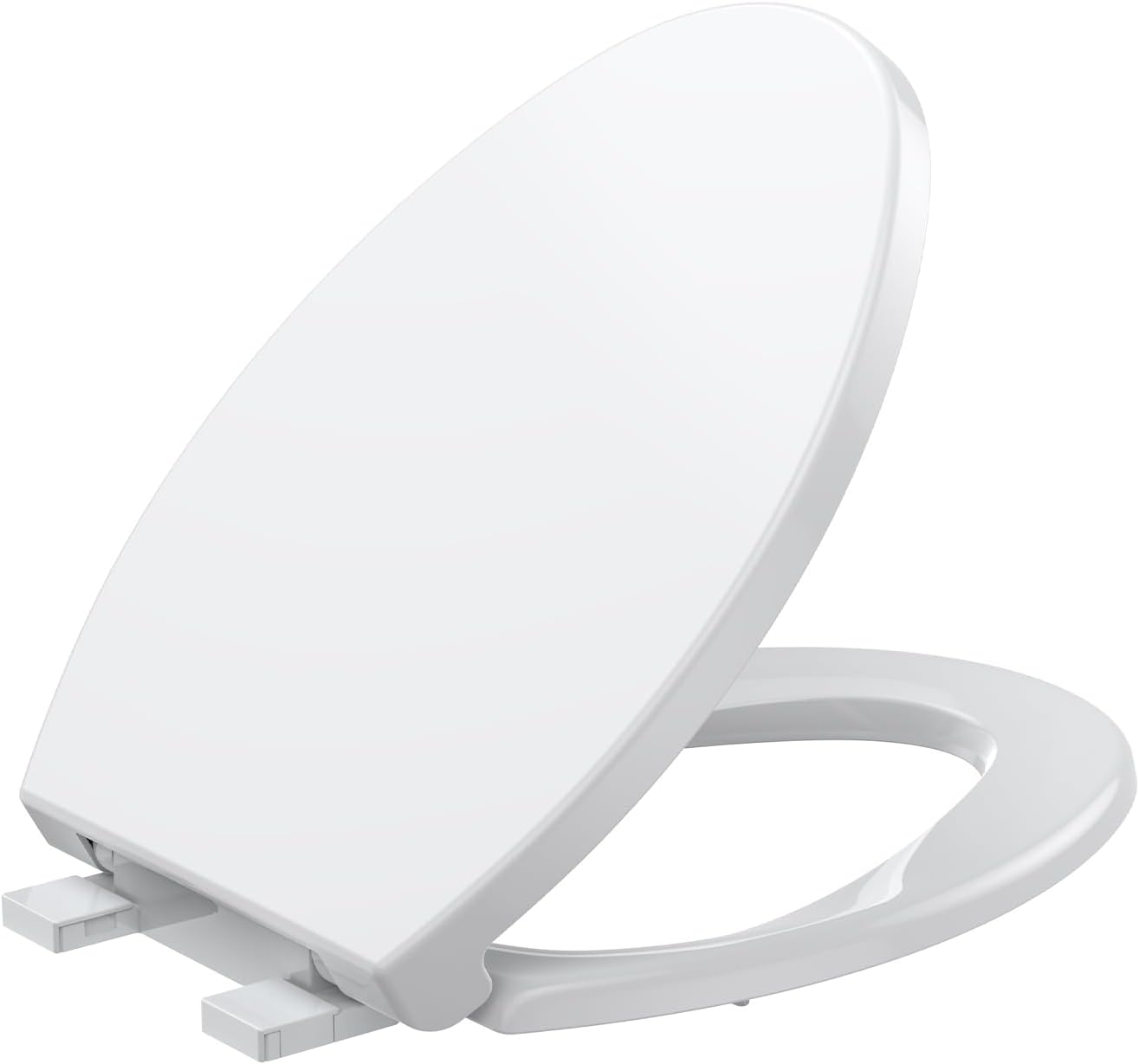 Toilet Seat with Toddler Seat Elongated, PP Material Family Toilet Seat Cover, Soft Close Adult & Toddler Seats, Easy to Clean, Safe Potty Training Solution for Kids, Bathroom Upgrade for Home