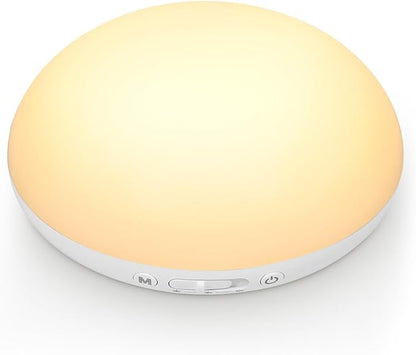 Egg Light for Nursery, Portable Baby Night Light for Breastfeeding, Rechargeable Baby Nightlight with Timer, Dimmable Battery Powered Red Lamp, Ultra-Long Battery Life for Bedside