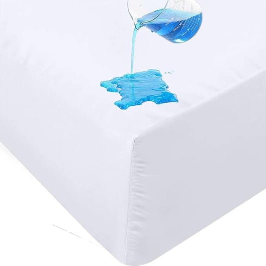 Nokolulu Waterproof Crib Mattress Protector: Toddler and Baby Mattress Protector Cover - Premium Soft Fitted Baby Sheet with 8 Inches Deep Pocket (28''x52'')