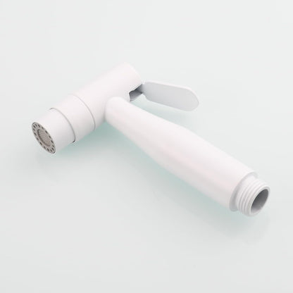 Tecmolog Dual Mode Bidet Sprayer Head Stainless Steel Cloth Diaper Shattaf Hygiene Toilet Replacement, White, WS024AW