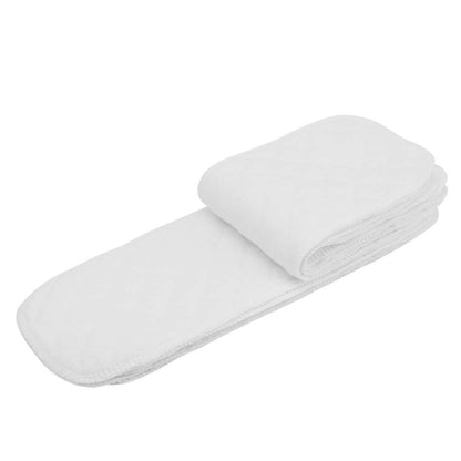 Soft Diaper, 10PCS Breathable Baby Toddler Cotton Modern Cloth Nappy Liners Double Water Absorb Reusable Fits Most Babies (Six Layers 32x12cm)