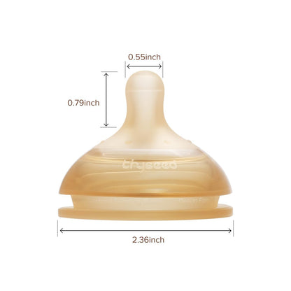 Thyseed Anti-Colic Series Nipple, Medium Fast Flow,3+ Months, 1-Pack