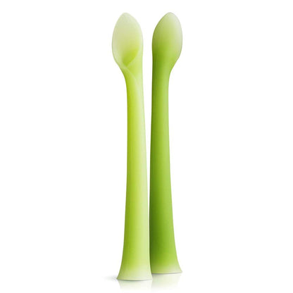 Olababy Baby Led Weaning Advanced Feeding Set – Silicone Training Spoon & Suction Bowl with Lid, BPA Free Self-Feeding Set for Babies 6+ Months (2 Piece)