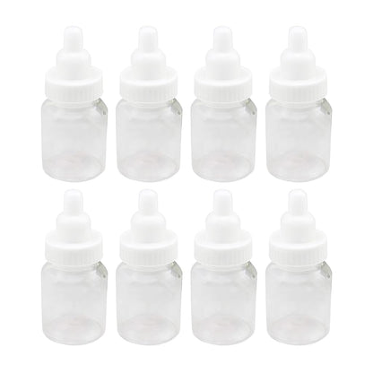 Baby Shower Favor - 36 Pack Pink Mini Milk Bottle Party Favor Gift Bag Boxes 1.5" x 3.5" - Baby Shower Candy Jar.
