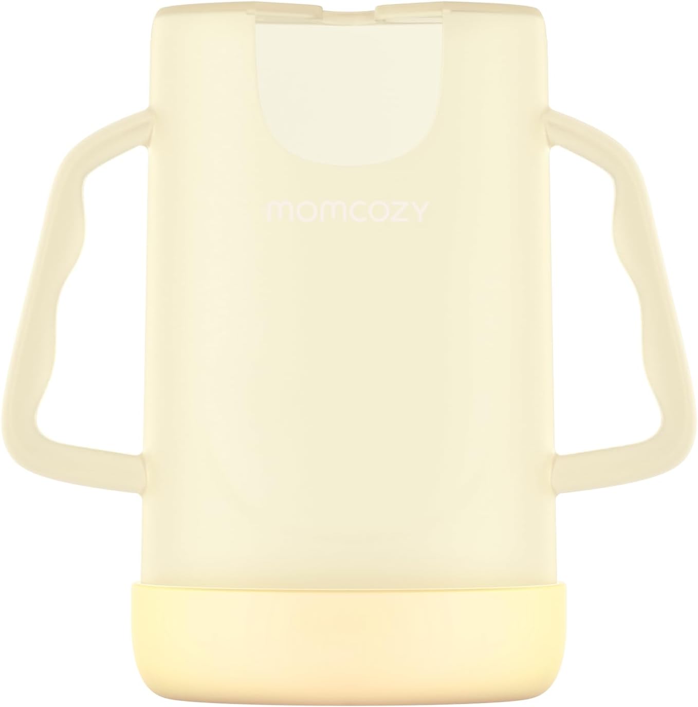 Momcozy Baby Pouch Holder No Squeeze, Baby Food & Juice Box Holder, Mess-Free, Easy Grip for Self-Feeding, BPA-Free & DEHP-Free, Must-Have for Babies, Green