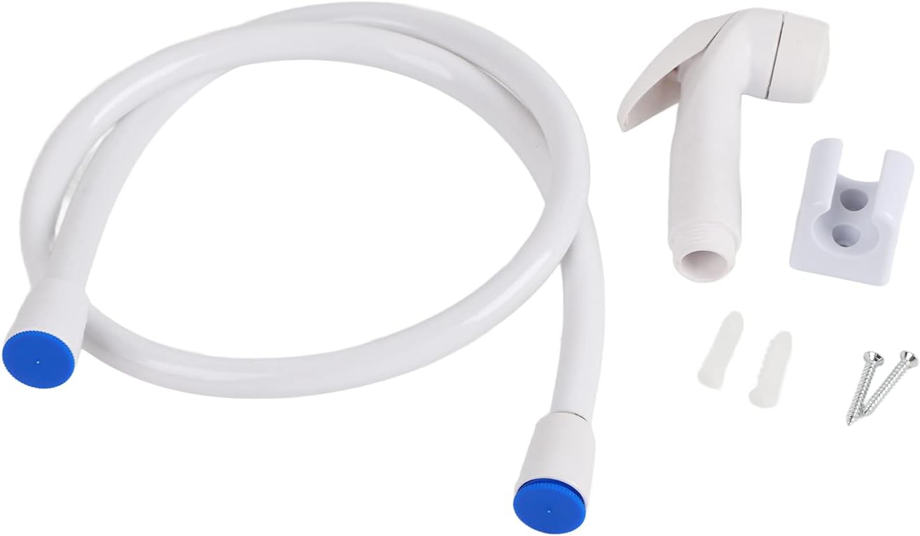 Toilet Bidet, Bathroom Bidet Toilet Wall Mounted Shower 38.2inch Pipe Handheld Bidet Spray Sprayer Sprayer Shattaf Kit, Body Cleaner Tool, for Bathroom Toilet