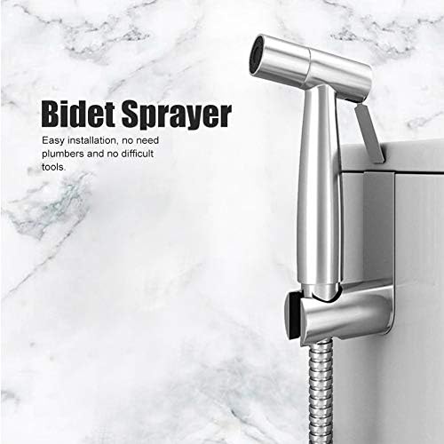 Bidet Sprayer,Bidet Attachment for Toilet,Bidet Sprayer for Toilet,Handheld Sprayer Kit for Toilet Handheld Bidet Cloth Diaper Sprayer Set Muslim Shower Toilet Sprayer