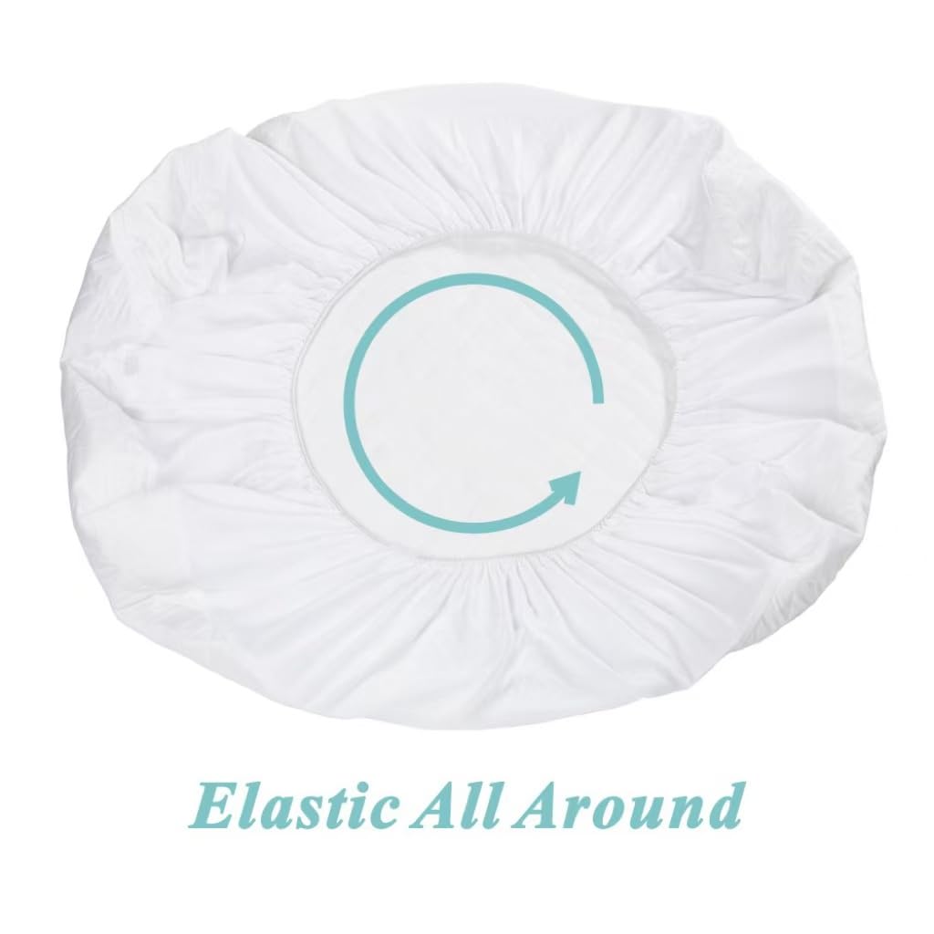 American Baby Company Waterproof Fitted Pack and Play Mattress Protector 39" x 27" - Quilted, Noiseless, Ultra-Soft & Breathable Playpen and Pack n Play Mattress Cover