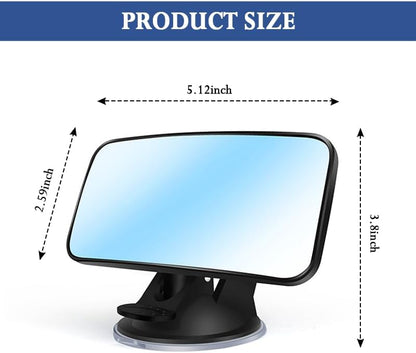 Baby Car Mirror,HD&Wide Angle Suction Cup Baby Mirrory with 360° Adjustable,Universal Car Seat Mirror Rear Facing Interior Accessories Fits Truck SUV