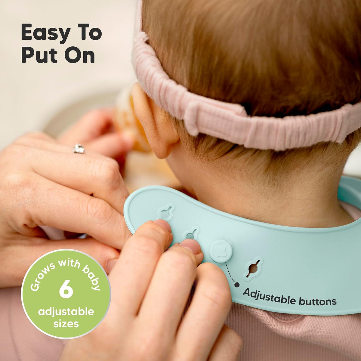 2-Pack Silicone Bibs for Babies, Toddlers Girl, Boy (Slate)