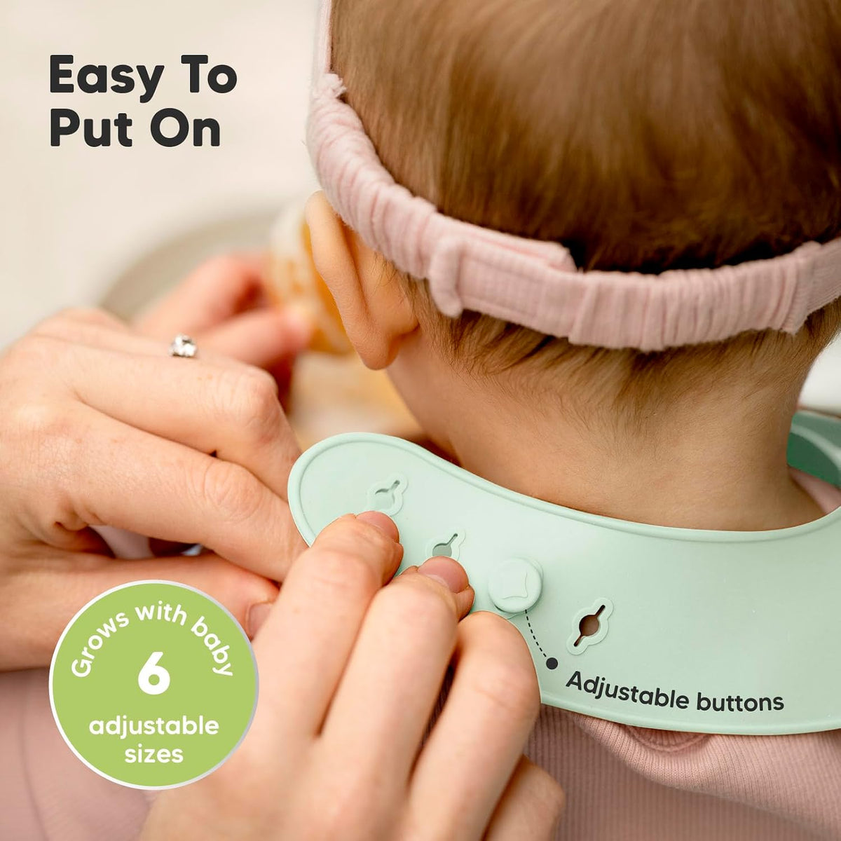 2-Pack Silicone Bibs for Babies, Toddlers Girl, Boy (Slate)