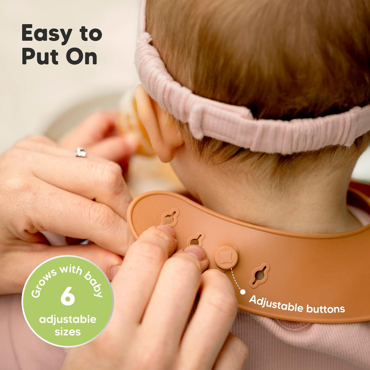 2-Pack Silicone Bibs for Babies, Toddlers Girl, Boy (Slate)
