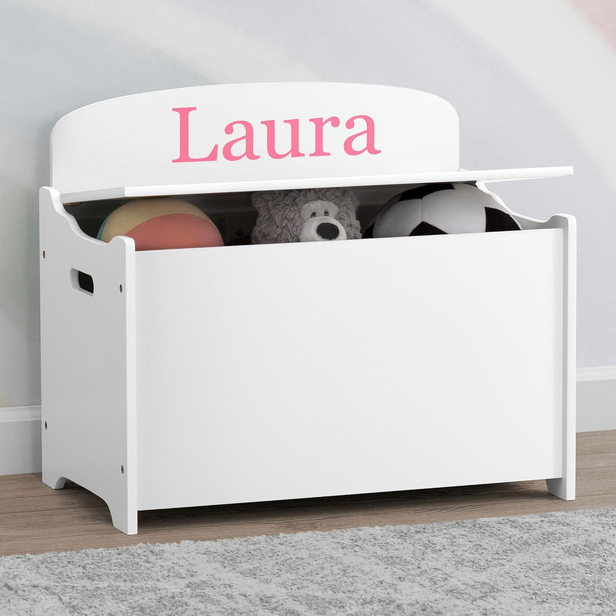 MySize Deluxe Toy Box, Grey