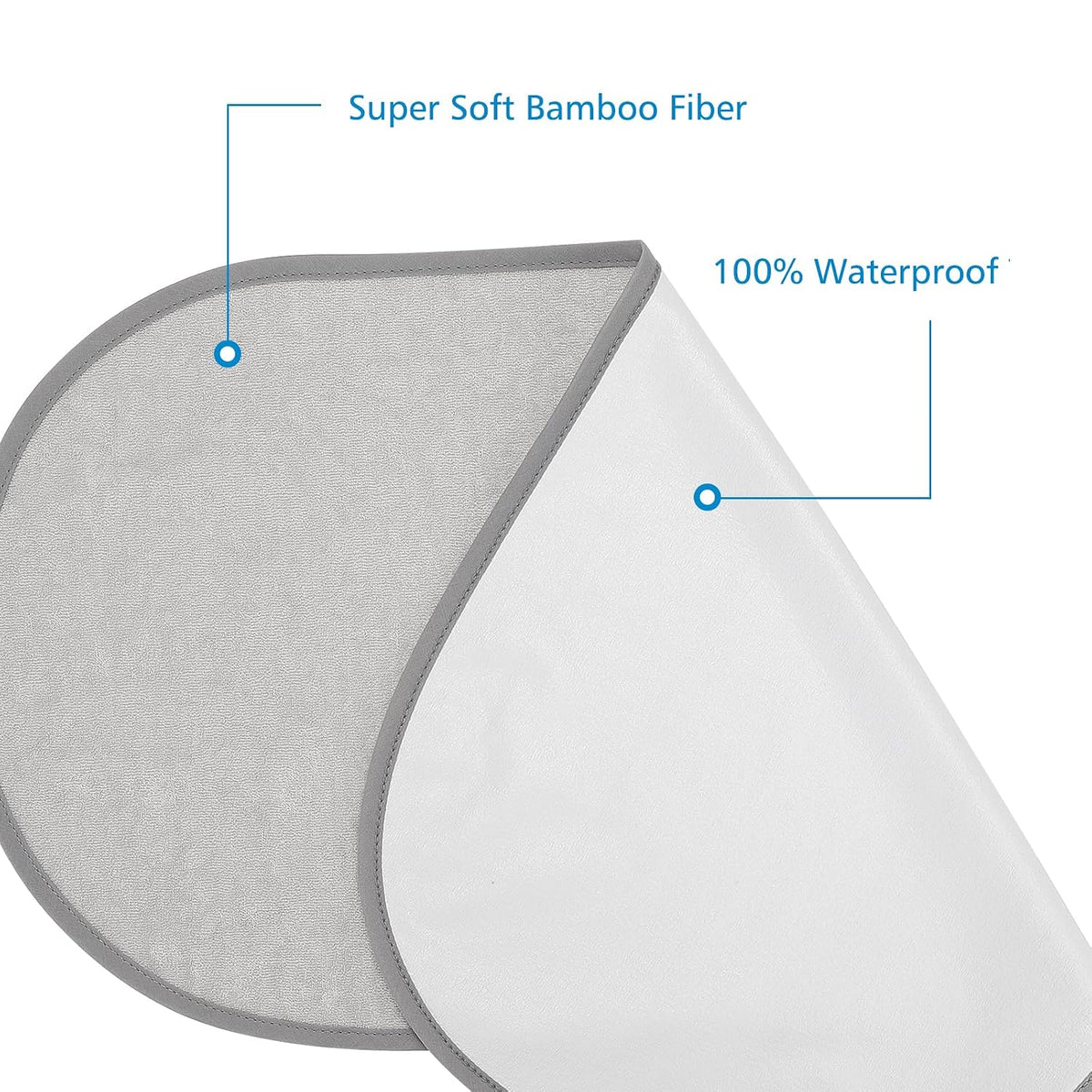 Waterproof Changing Pad Liners, Diaper Changing Pad Covers, 3 Count, White