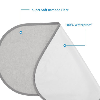 Waterproof Changing Pad Liners, Diaper Changing Pad Covers, 3 Count, White