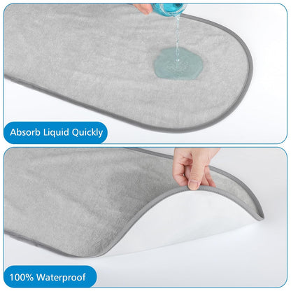 Waterproof Changing Pad Liners, Diaper Changing Pad Covers, 3 Count, White
