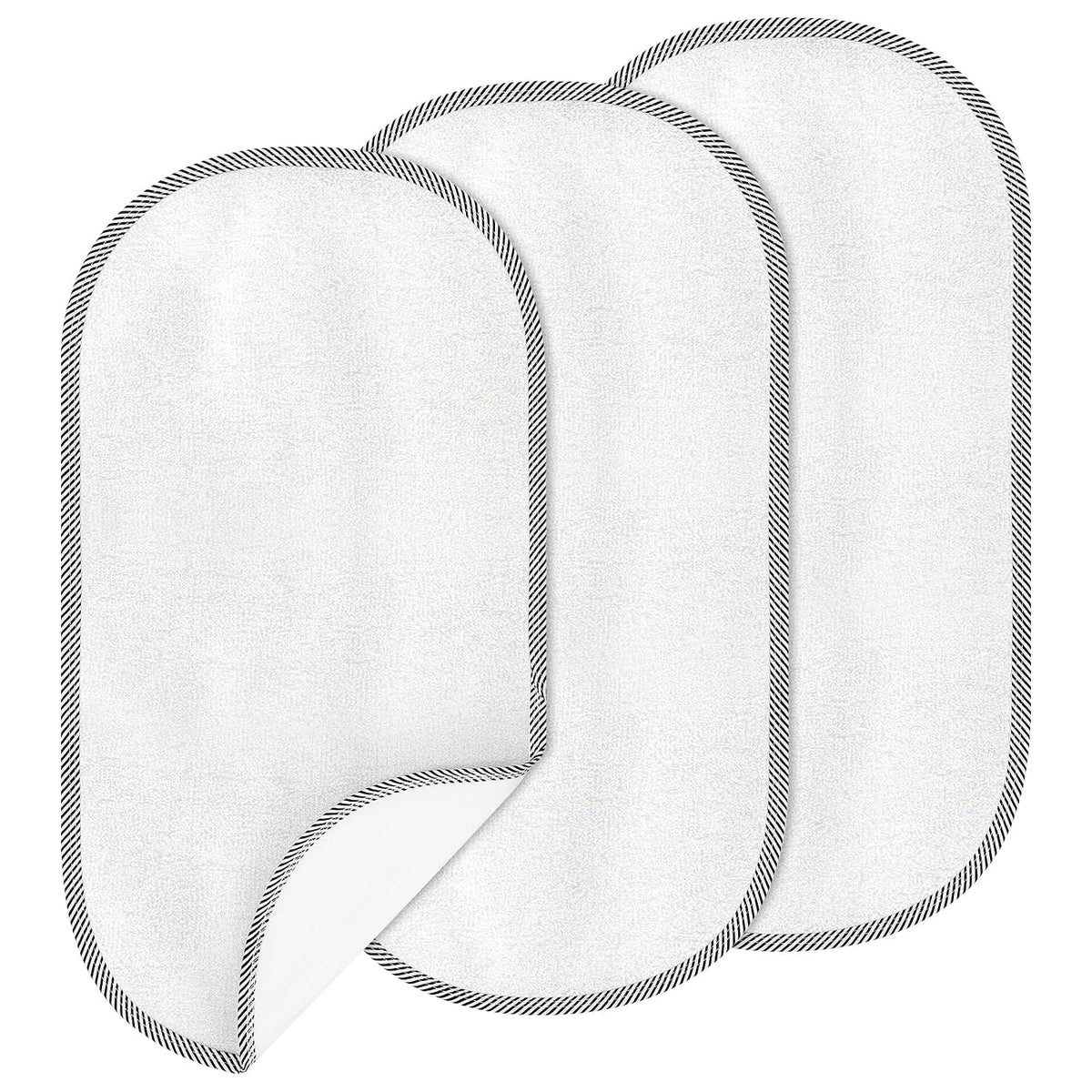 Waterproof Changing Pad Liners, Diaper Changing Pad Covers, 3 Count, White