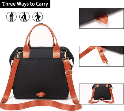 Small Diaper Bag, Mini Baby Backpack for Mom, Multi-function Waterproof Travel Tote for Booys and Giirls (Black)