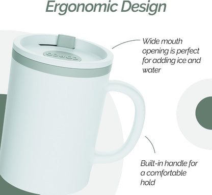 Iconic Desk Mug 16 Oz - Green/Hunter Green, Set of 2
