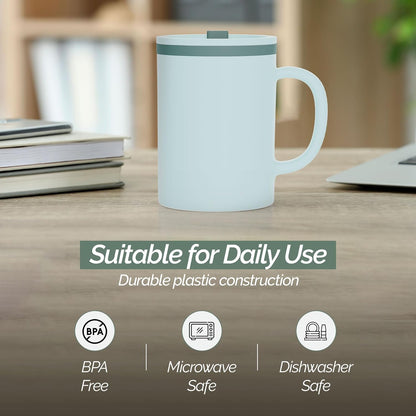 Iconic Desk Mug 16 Oz - Green/Hunter Green, Set of 2
