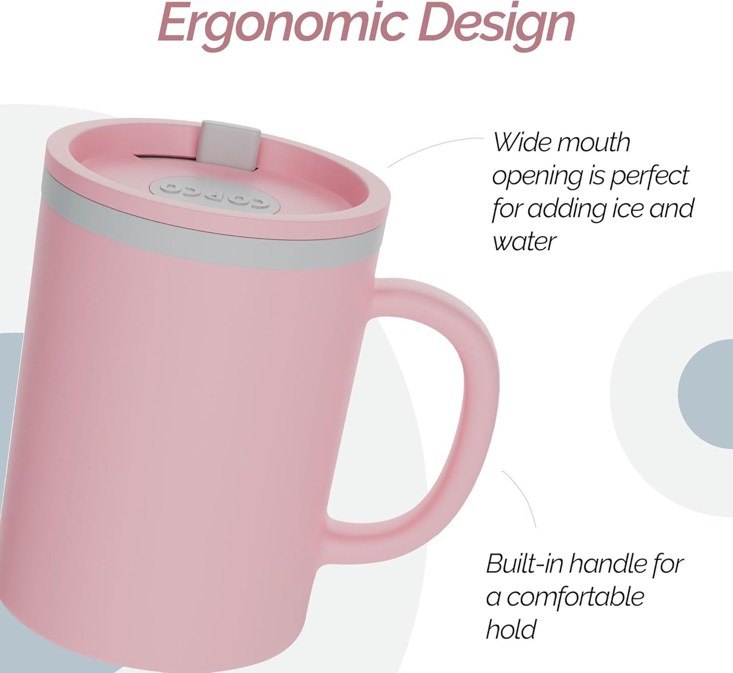 Iconic Desk Mug 16 Oz - Green/Hunter Green, Set of 2