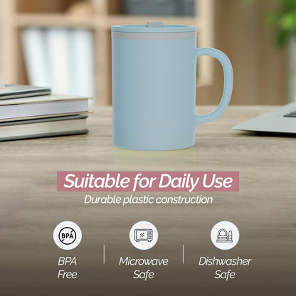 Iconic Desk Mug 16 Oz - Green/Hunter Green, Set of 2