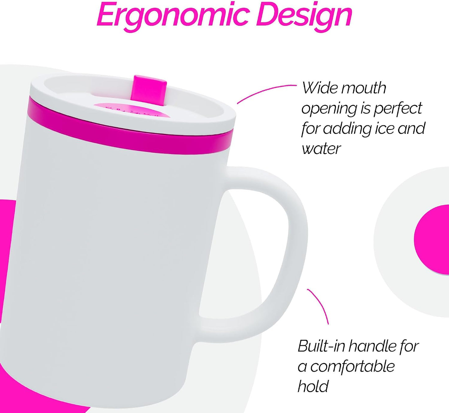 Iconic Desk Mug 16 Oz - Green/Hunter Green, Set of 2