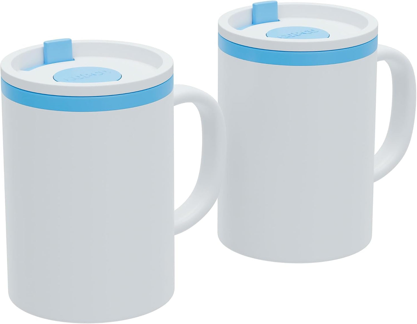 Iconic Desk Mug 16 Oz - Green/Hunter Green, Set of 2