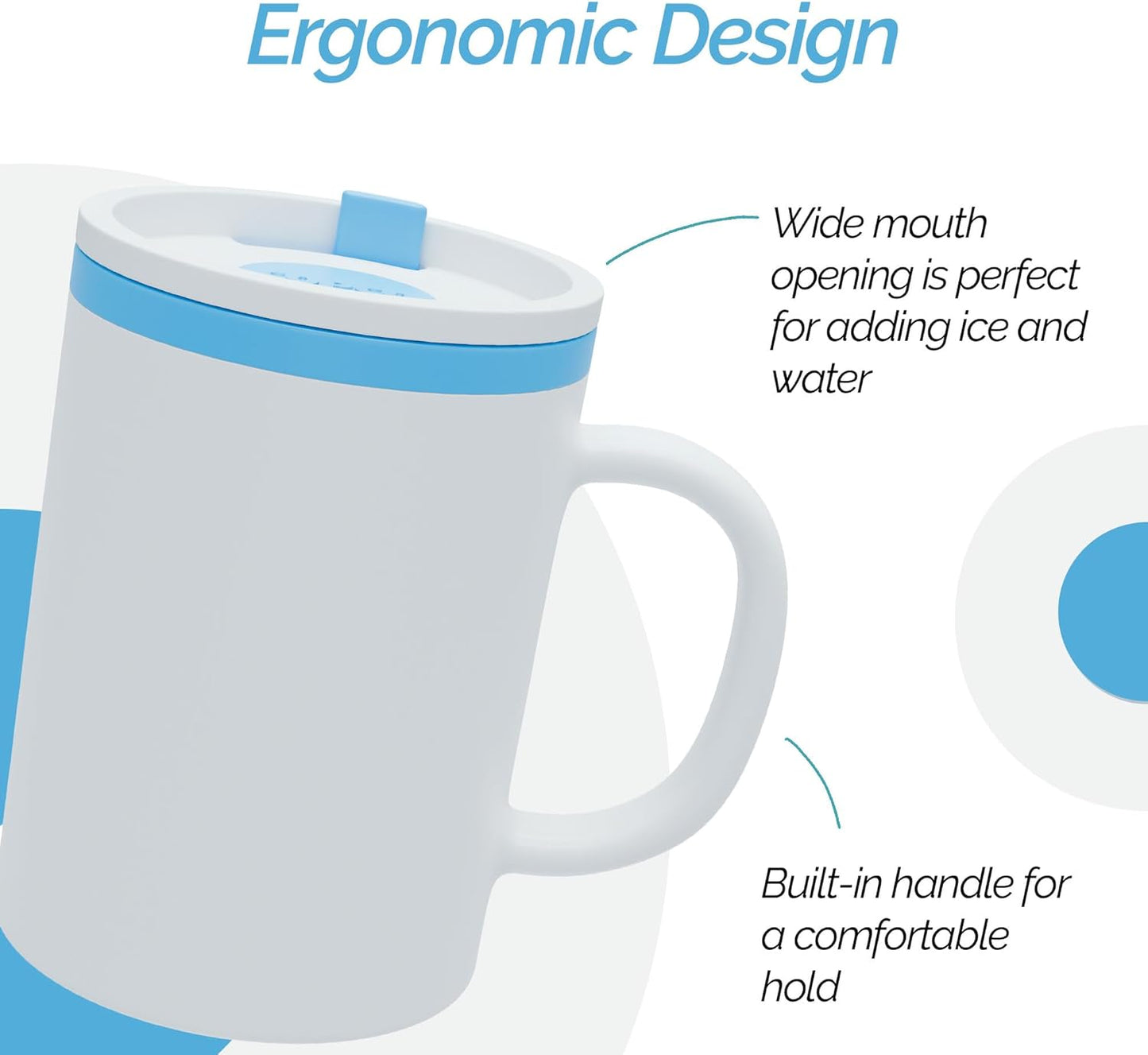 Iconic Desk Mug 16 Oz - Green/Hunter Green, Set of 2