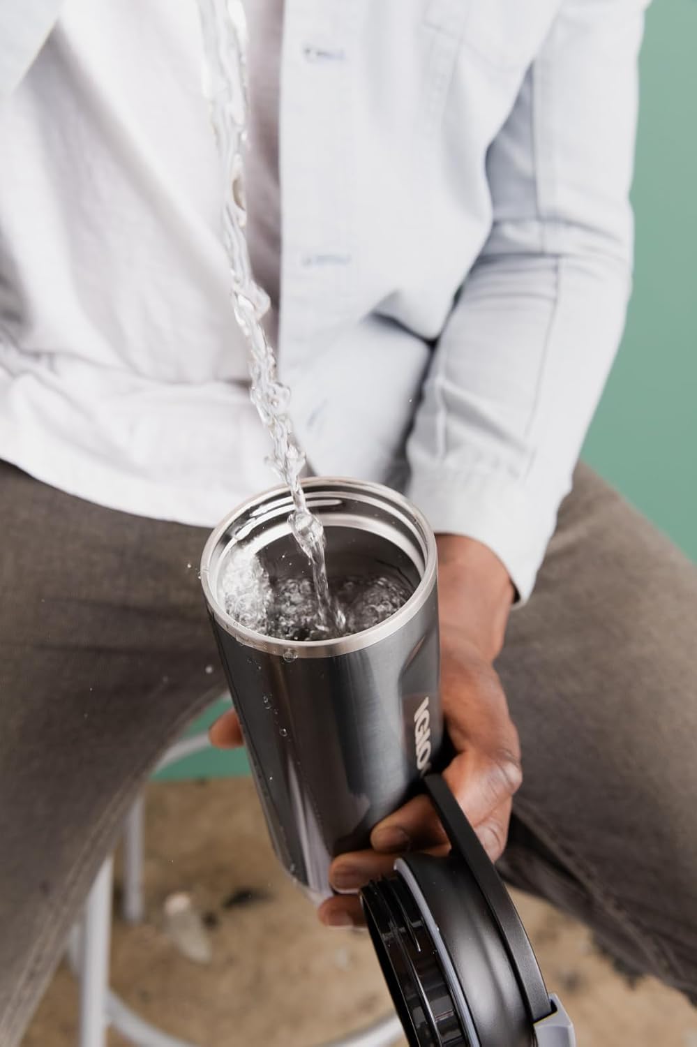 Flip 'n' Sip Tumbler | Stainless Steel Water Bottle
