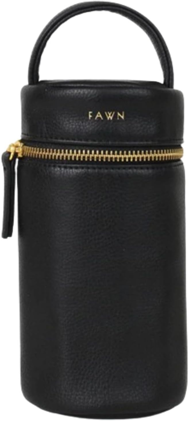 The Bottle Bag, Insulated Bottle Bag for Daycare, Travel and More, Premium Matte Faux Leather Insulated Bag, Cooler Bag Fits Most Standard Bottle Sizes, 4x3.5x7.5 inches