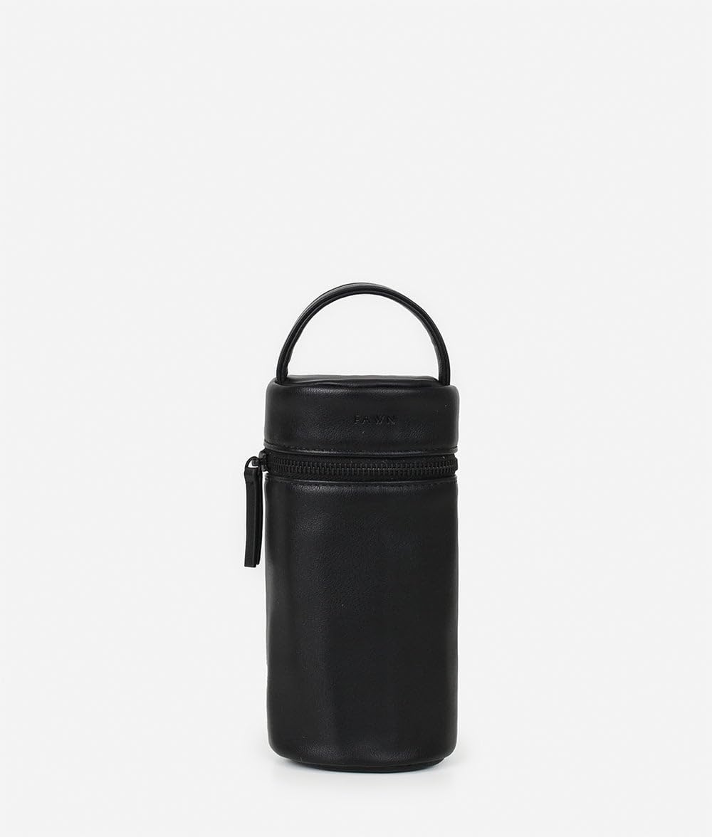 The Bottle Bag, Insulated Bottle Bag for Daycare, Travel and More, Premium Matte Faux Leather Insulated Bag, Cooler Bag Fits Most Standard Bottle Sizes, 4x3.5x7.5 inches