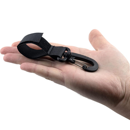 4 Pack Stroller Hooks Baby Stroller Hanging Clips Hook for Mommy Stroller Multipurpose Hooks Stroller Clip Straps for Hanging Diaper Bags Grocery Shopping Bags (Black)