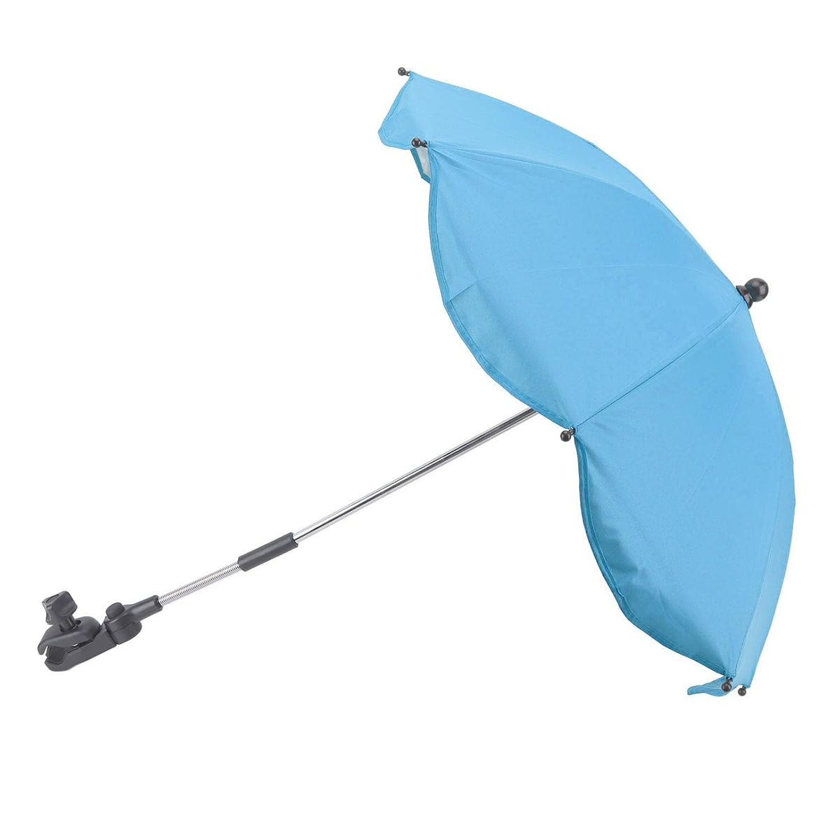 Baby Stroller Parasol, 14in Universal Umbrella with Clamp, 360 Degree Adjustable Stroller Sun Shade, Umbrella for Trolley, Bike, Wheelchair, Beach Chair (1#)