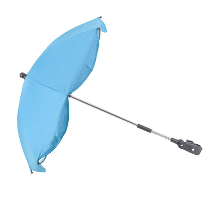 Baby Stroller Parasol, 14in Universal Umbrella with Clamp, 360 Degree Adjustable Stroller Sun Shade, Umbrella for Trolley, Bike, Wheelchair, Beach Chair (1#)