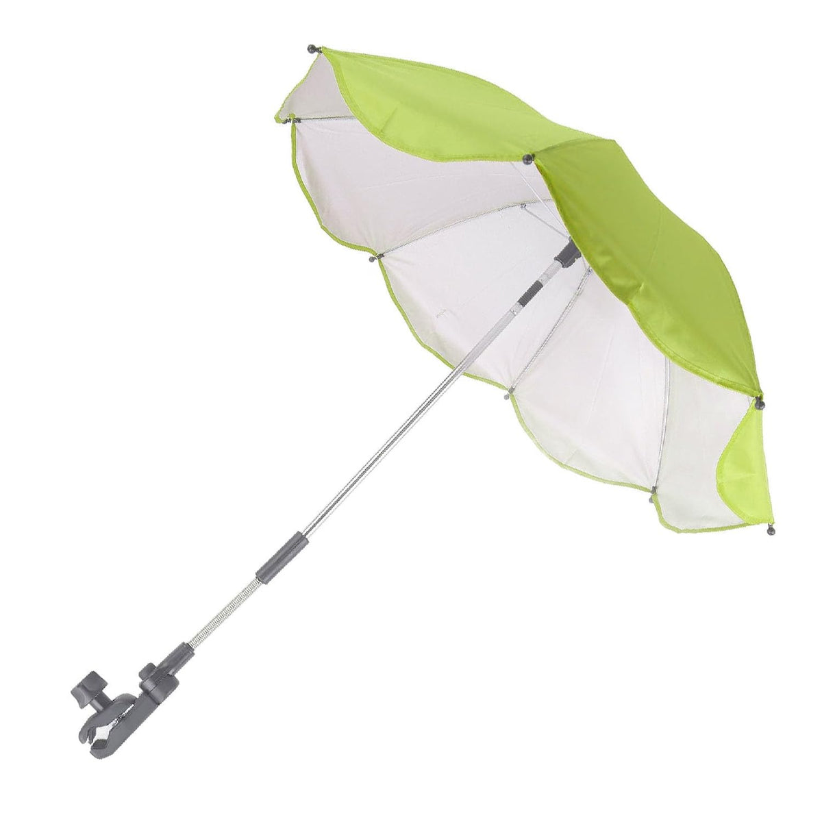 Baby Stroller Parasol, 14in Universal Umbrella with Clamp, 360 Degree Adjustable Stroller Sun Shade, Umbrella for Trolley, Bike, Wheelchair, Beach Chair (1#)