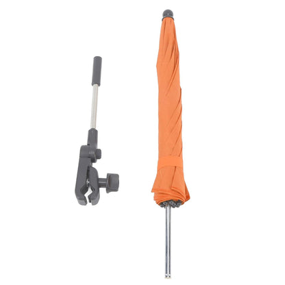 Baby Stroller Parasol, 14in Universal Umbrella with Clamp, 360 Degree Adjustable Stroller Sun Shade, Umbrella for Trolley, Bike, Wheelchair, Beach Chair (1#)