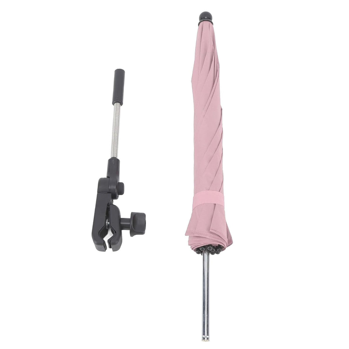 Baby Stroller Parasol, 14in Universal Umbrella with Clamp, 360 Degree Adjustable Stroller Sun Shade, Umbrella for Trolley, Bike, Wheelchair, Beach Chair (1#)