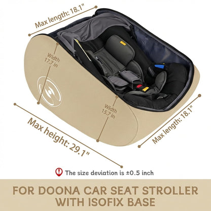 Padded Stroller Travel Bag for Airplane with Backpack Straps