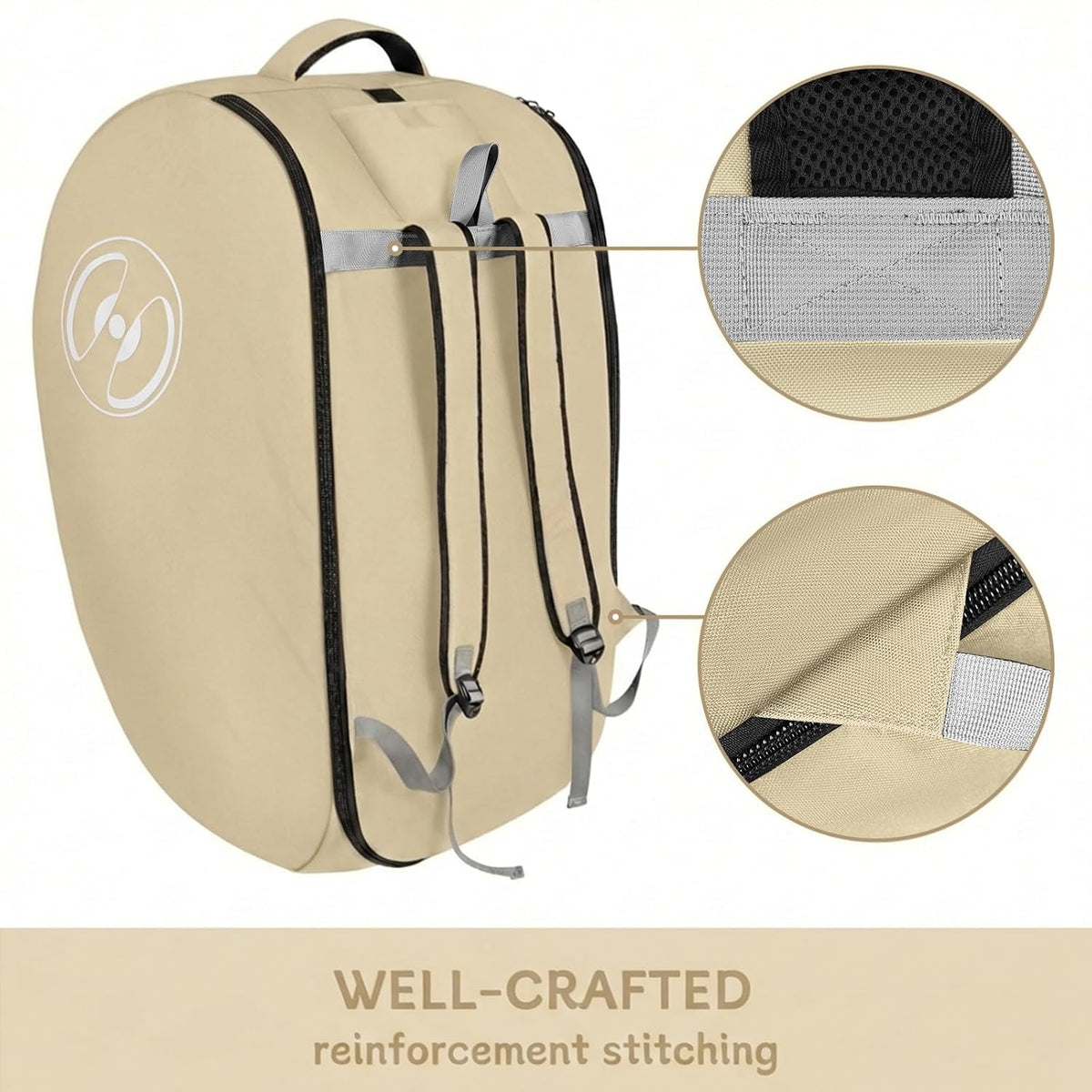 Padded Stroller Travel Bag for Airplane with Backpack Straps