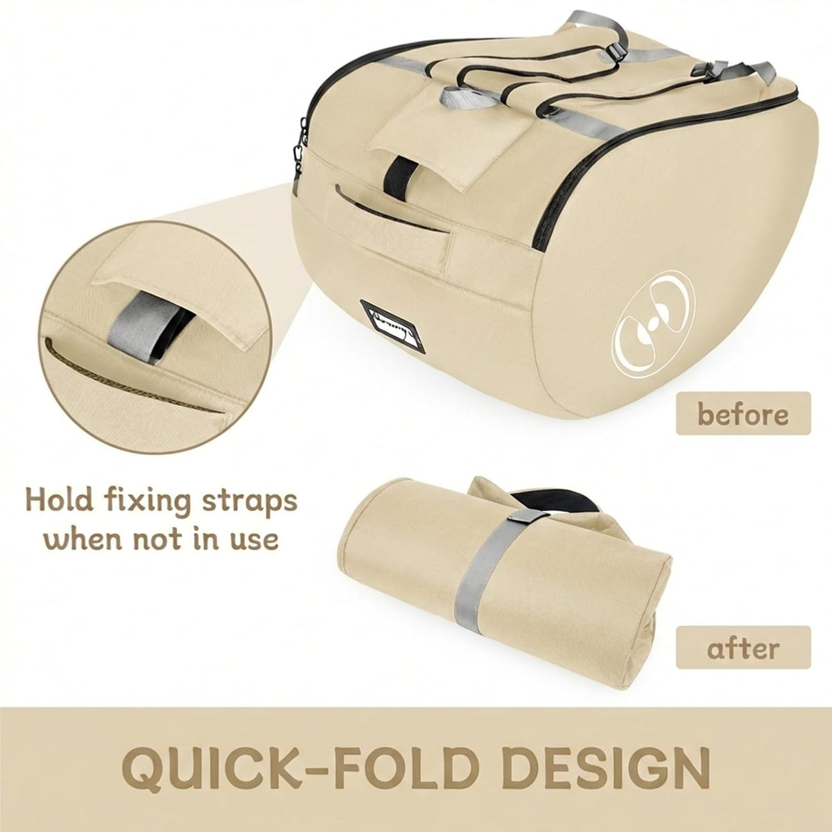 Padded Stroller Travel Bag for Airplane with Backpack Straps